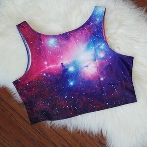 Galaxy Crop Top
